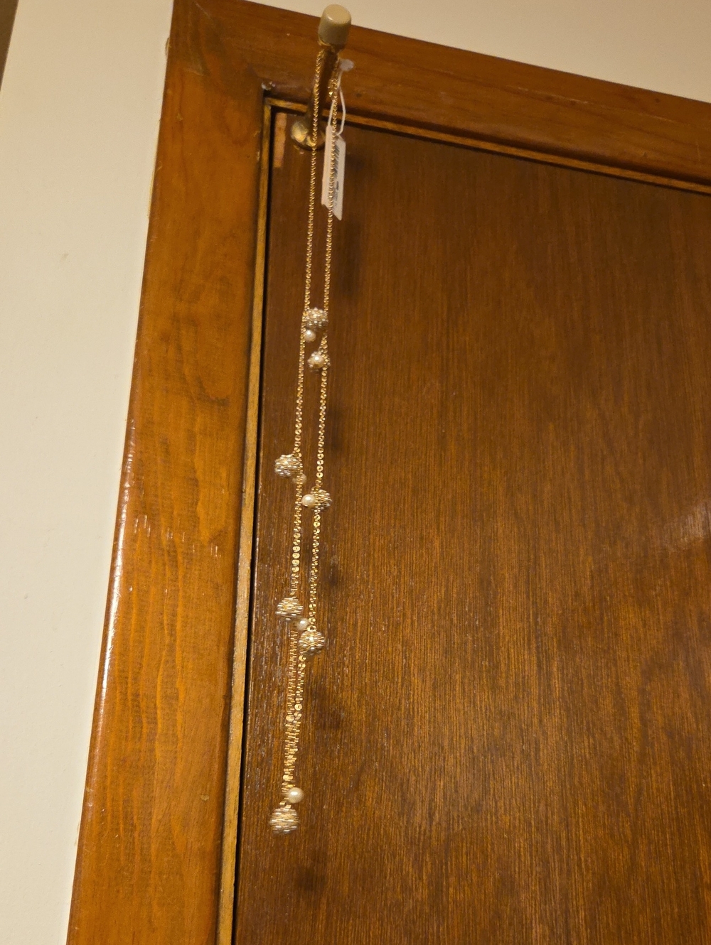 Ann Taylor Gold-Tone Long Bead Necklace